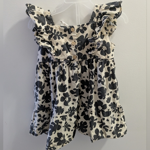 FLOUNCE-TRIMMED DRESS - Picture 8 of 8